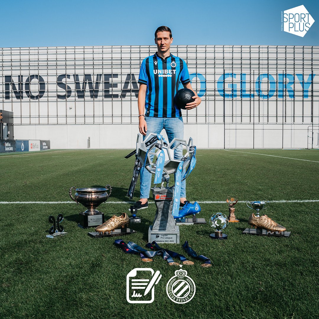 SportPlusFM's tweet photo. Congratulations to @VanakenHans and @ClubBrugge on signing a new deal until 2027! Well deserved &amp; good luck! 🔥💪🏻 #SportPlus https://t.co/0DqAio8KcC