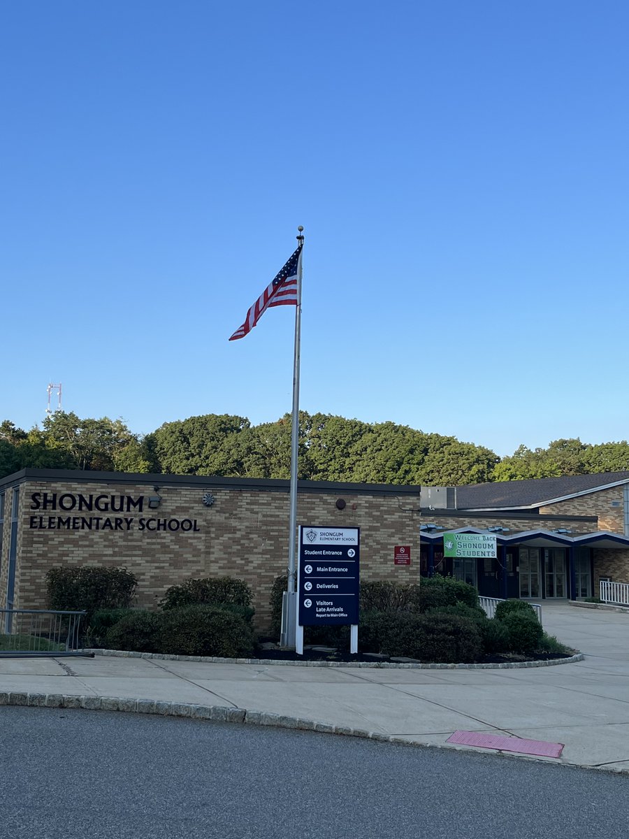 Welcome back to Shongum! Today is a great day to have a great day. Can't wait to welcome back our students this morning for what we know will be a fantastic school year. Together, we can change the world! #RandolphSchools