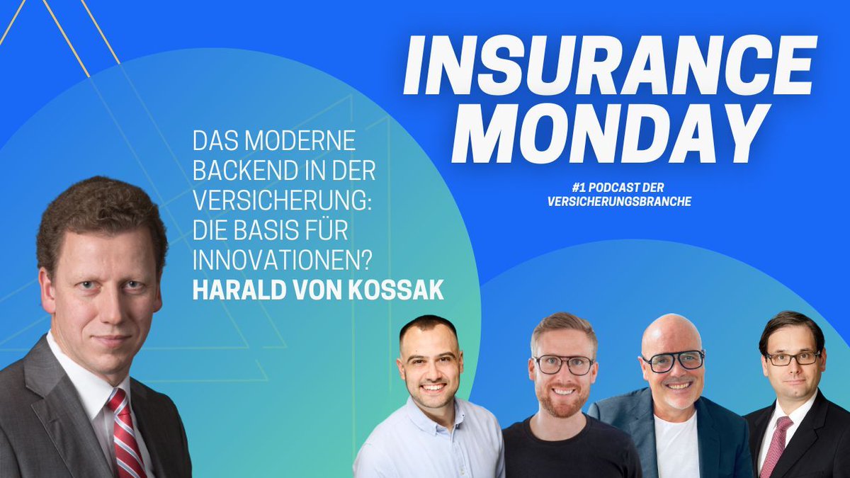 Ich war mal wieder großartig, aber Harald großartiger! Ohne modernes IT Core System ist alles nichts. Hat Spass gemacht, die neue #InsuranceMonday #podcast Folge. Macht Euch gerne selber ein Bild unter linktr.ee/insurancemonday #insurtech #insurance #coremodernization #architecture