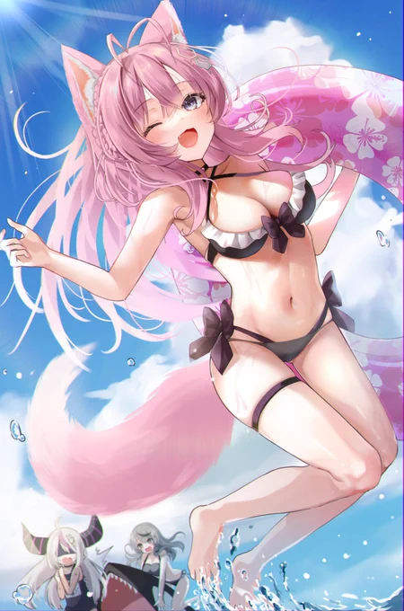 最高の夏!#こよりすけっち 