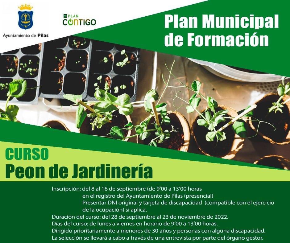 orientapilas's tweet photo. #Formación #Pilas 
🏢cursos gratuitos:*Peón de jardinería.*Auxiliar de mecánica.
📣 𝘀𝗼𝗹𝗶𝗰𝗶𝘁𝘂𝗱𝗲𝘀 𝗽𝗿𝗲𝘀𝗲𝗻𝗰𝗶𝗮𝗹 𝗲𝗻 𝗲𝗹 𝗔𝘆𝘂𝗻𝘁𝗮𝗺𝗶𝗲𝗻𝘁𝗼 𝗱𝗲𝗹 𝟴 𝗮𝗹 𝟭𝟲 𝗱𝗲 𝘀𝗲𝗽𝘁𝗶𝗲𝗺𝗯𝗿𝗲, ���𝗺𝗯𝗼𝘀 𝗶𝗻𝗰𝗹𝘂𝘀𝗶𝘃𝗲, 𝗱𝗲 𝟵.𝟬𝟬 𝗮 𝟭𝟯.𝟬𝟬 𝗵𝗼𝗿𝗮𝘀. https://t.co/vRBjRlN48J