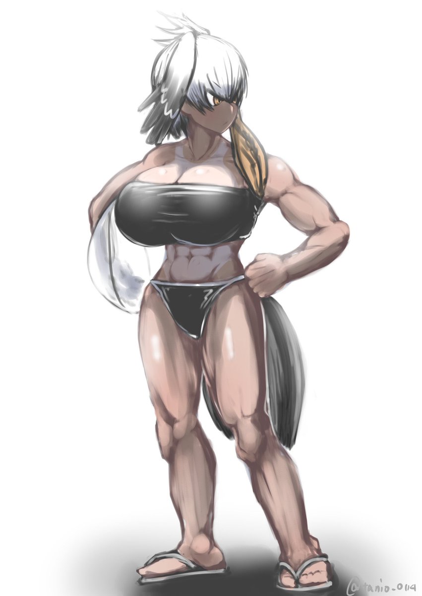 ハシビロコウ(けものフレンズ) 「伝えたい事を伝えつつ、ついでに過去絵を紹介するスタイル↓こんな感じでね 」|たにお@けもフレ五十音順絵描中のイラスト