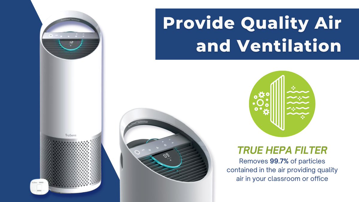 𝗦𝗺𝗮𝗿𝘁 𝗢𝗳𝗳𝗶𝗰𝗲 &amp; 𝗖𝗹𝗮𝘀𝘀𝗿𝗼𝗼𝗺 #𝗔𝗶𝗿𝗽𝘂𝗿𝗶𝗳𝗶𝗲𝗿𝘀
Control the air you breathe &amp; experience the difference with #TruSens.
𝗧𝗵𝗲 𝗧𝗿𝘂𝗲 𝗛𝗘𝗣𝗔 𝗙𝗶𝗹𝘁𝗲𝗿 𝗿𝗲𝗺𝗼𝘃𝗲𝘀 𝟵𝟵.𝟳% 𝗼𝗳 𝗽𝗮𝗿𝘁𝗶𝗰𝗹𝗲𝘀.
𝗩𝗶𝘀𝗶𝘁:tinyurl.com/2a6hxer6
#Leitz #DBCGroup