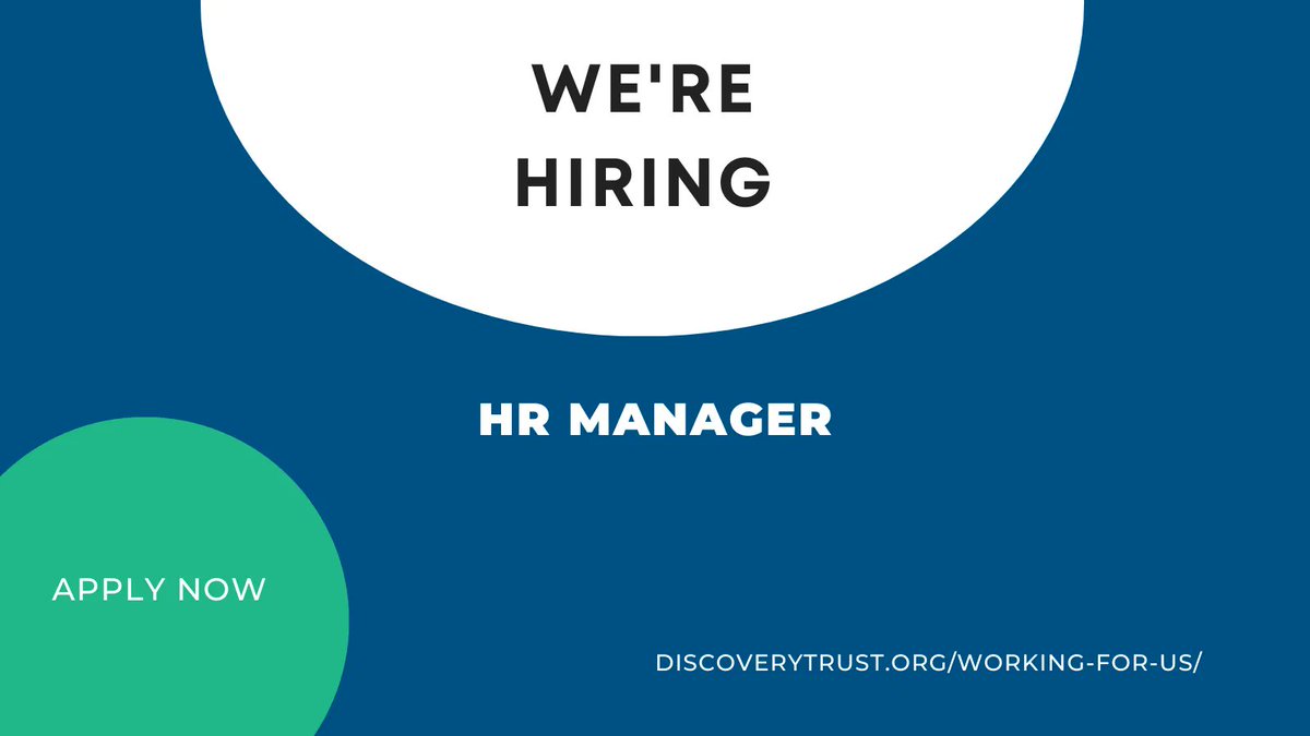 We are recruiting a new HR Manager. This is an ideal opportunity for someone who is an aspirational individual to join us, make their mark and evolve this position to new heights. #HR #Job #Opportunity #Discovery
For more information and to apply buff.ly/3Q5frDX