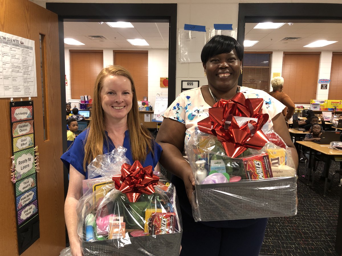 #Congratulations to Ms. Stacy Winter, our Teacher of the Year! And congratulations to Mrs. Aprel Paris, our runner up! We are so proud of these phenomenal educators and love watching them teach our students how to #SOAR each and every day! #LetsFlyAltama #TOTY