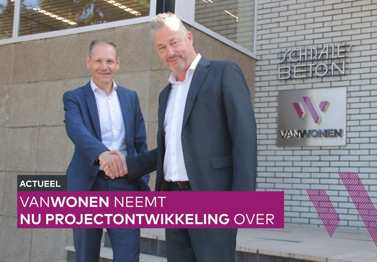 Actueel | Gebiedsontwikkelaar VanWonen heeft NU Projectontwikkeling in Den Haag overgenomen. Het gaat om een eerste overname door VanWonen, dat de afgelopen vijf jaar al fors groeide op eigen kracht. Lees meer via: vanwonen.com/actueel/4844/v…