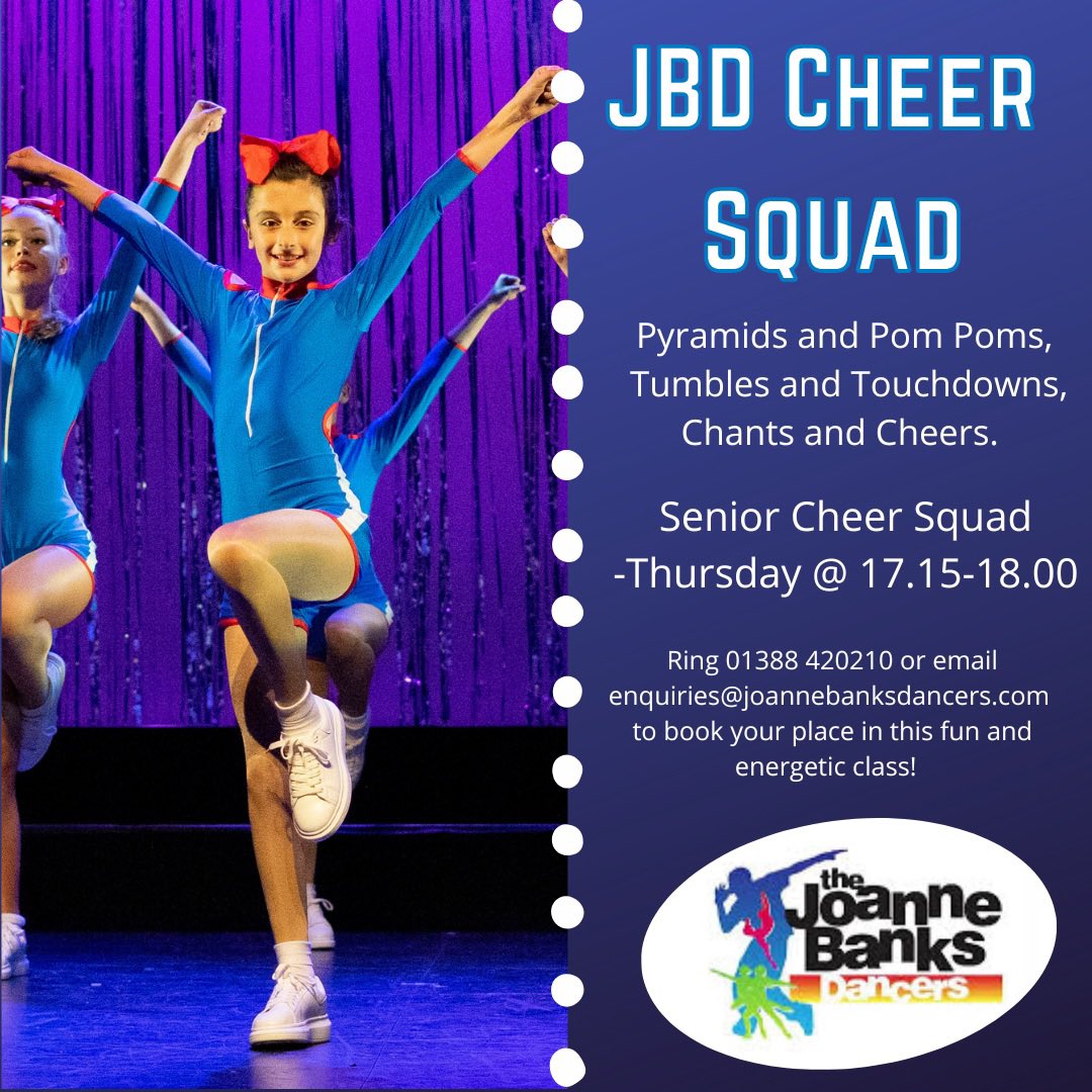 JBDStudio10's tweet photo. Join our JBD cheer squad! 🤸🏼‍♀️ https://t.co/jPNid8FBgf