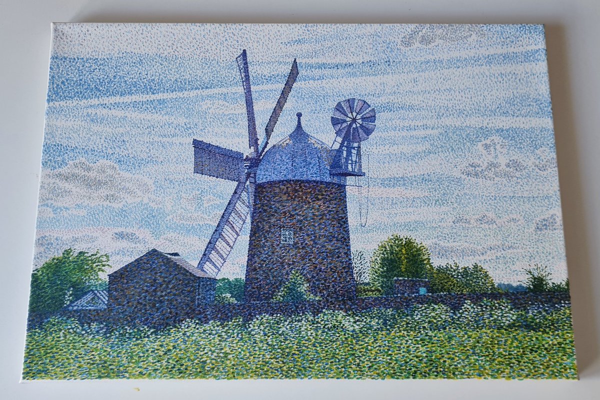 marklangleyart's tweet photo. The Heage Windmill painting is about done, just a few bits here and there.
#heagewindmill #heage #windmill #derbyshirelandscapes #Derbyshire #landscape #landscapeartist https://t.co/XXlwNb7mYL