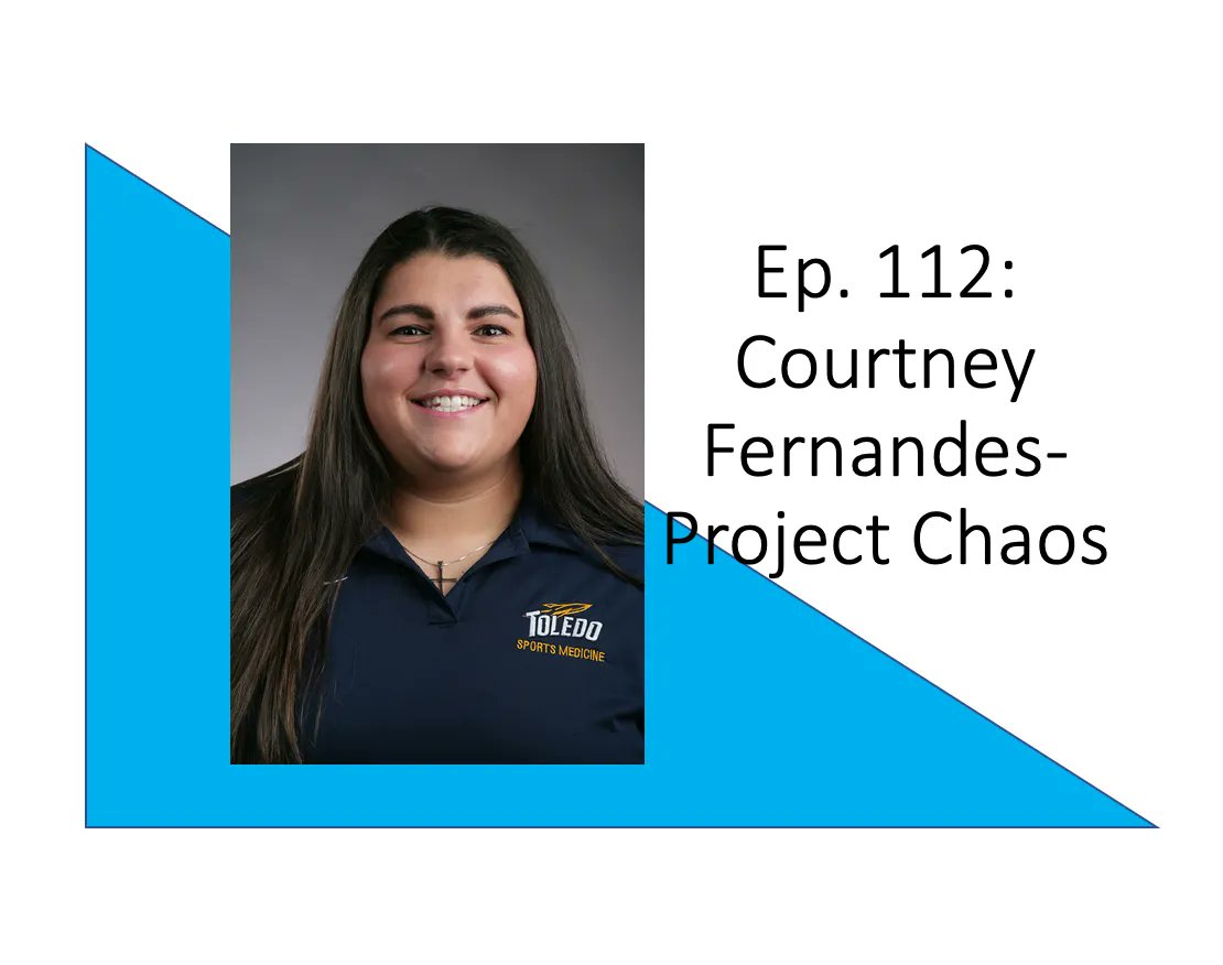 atcchat's tweet photo. Have you checked out some of our most recent episodes? Here is one with Courtney Fernandez talking about 'Project Chaos' where they try and find a bridge between rehab and return to play. @ATC_CourtFern 

LINK: https://t.co/Sjw9Lrg2rD 

#ATCchat #ATC #atimpact #at4all https://t.co/alZ5kDrVLg