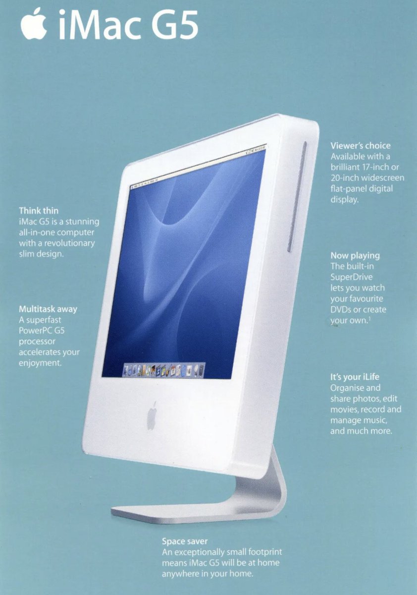 On this day in 2004, Apple introduced the iMac G5. It was