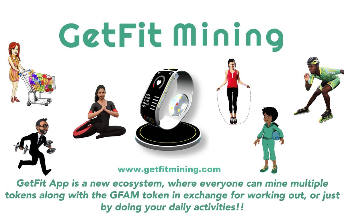 GetFitMining's tweet photo. ✔️ Follow on Twitter
✔️ Retweet
✔️ Tagged 3 friends &amp; commented 
https://t.co/ge8m1wsiwc If you #exercise or get and #walk, #GetFitMining #rewards for your #movement 24/7 with #CryptoMiningRewards! #Move to #earn #cryptocurrencies for your #daily #MOVEMENT #Move2Earn #Bitcoin https://t.co/m9RUXJnG93