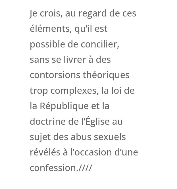 Ce que dit Jean-Marc Sauvé à propos du secret de la confession (avril 2022 au Dorothy à Paris) ⤵️