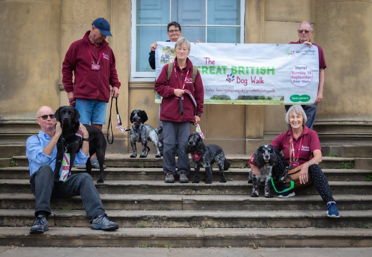 HearingdogsNW's tweet photo. The Great British Dog Walk for @HearingDogs comes to Manchester's Heaton Park on 18th September. It's a great day out for all the family, so book your tickets and come along to help change the lives of deaf people. 
https://t.co/xeQPUBzdIm  
@justinmoorhouse @ManchesterParks https://t.co/XrNkh3vqtZ