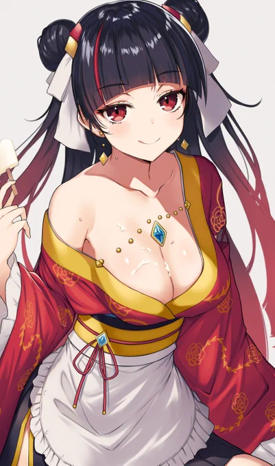 「アイス、こぼれちゃった…♡」#箱庭ノ画廊 