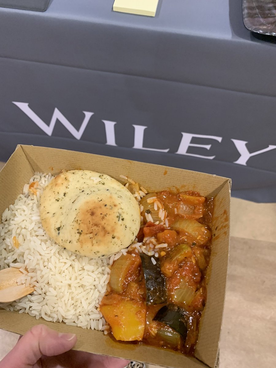 BeckyBart's tweet photo. #RGSIBG22 is feeding us well! Today I can recommend the vegetable tikka (I’ve not just eaten at this conference I promise!) https://t.co/tufK1ZQRML