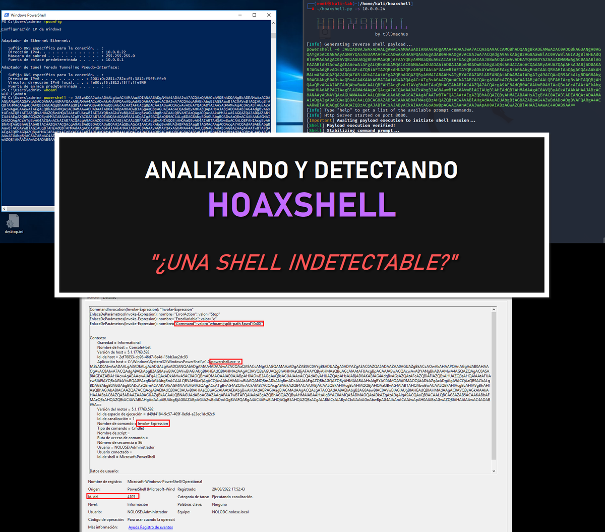 adrianlois_'s tweet photo. Análisis y detección de Hoaxshell "¿una la shell indetectable?". Identificando posibles IOC y creando una regla de detección para generar alertas en Wazuh

https://t.co/AxwVk3J9mw

#hoaxshell #windows #powershell #microsoft #threathunting #blueteam #ciberseguridad #cybersecurity https://t.co/KAG8t6cETa