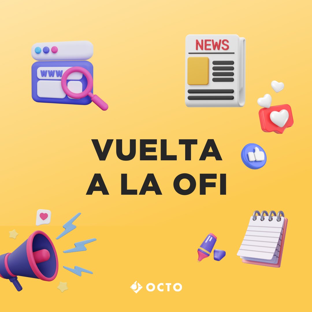 OctoCom's tweet photo. ¡Volvemos a la rutina con las pilas cargadas y con ganas de emprender nuevos proyectos! ¿Necesitas un cable? ¡Aquí estamos para ayudarte! https://t.co/N2o66Ihefw