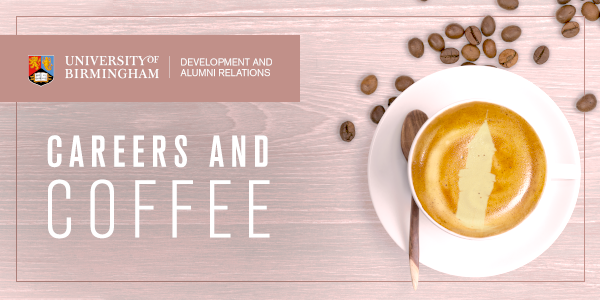 Graduated from @unibirmingham in the last five years and need a quick careers chat? Book a 30 min slot with a mentor from our alumni community at our next Careers and Coffee event 🗓️ Wed 21 Sept, 18:00-20:00 BST, via Zoom birmingham.ac.uk/alumni/events/…