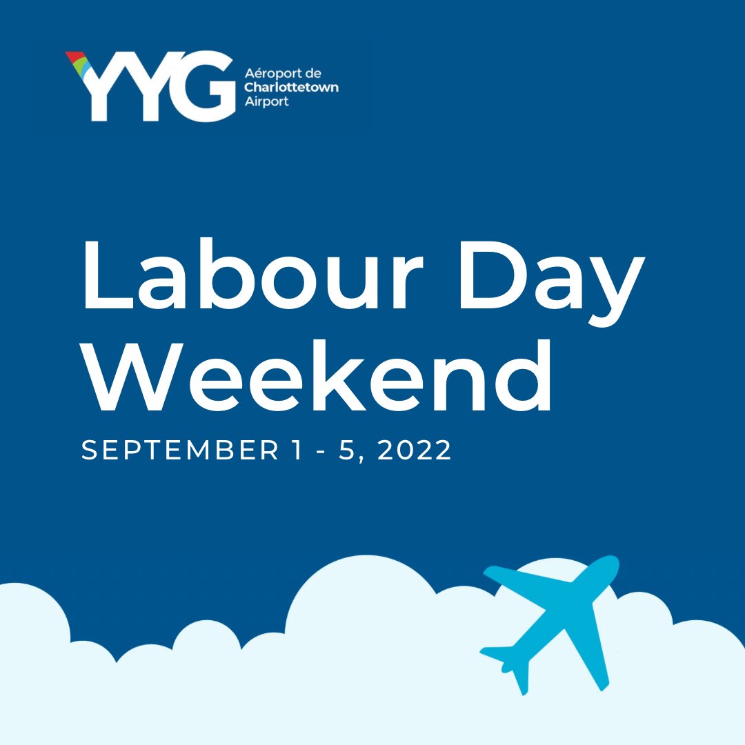 flyYYG's tweet photo. It’s Labour Day weekend and as the last long weekend of summer, we’re expecting a serious crowd! We would like to remind all travellers to arrive at least TWO hours before their flight ✈️

Here is a breakdown of this weekend’s numbers for security screening and departures ⤵️ https://t.co/NDiUTajLEl