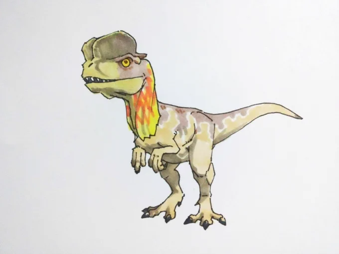 ディロフォサウルス #dinosaur  #dilophosaurus  #恐竜 