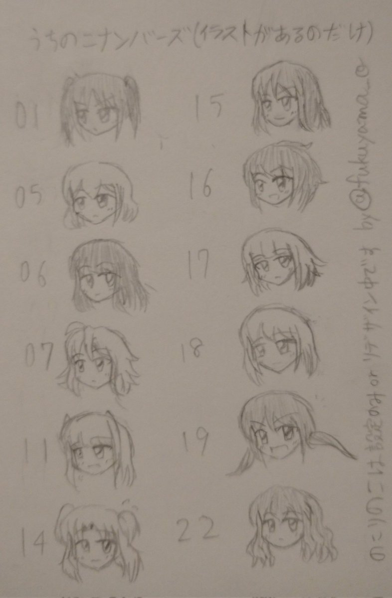 #今月描いた絵を晒そう
うちのこリターンズが多かった 
