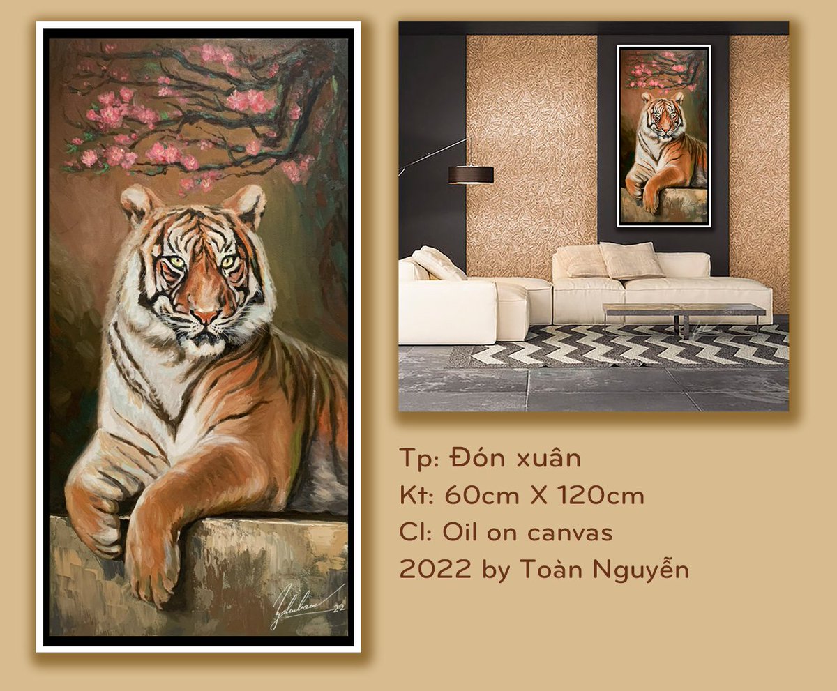 NguyenToan_Art's tweet photo. Đón xuân | welcome spring
Oil on canvas
60x110 | cm
By. T o a n N g u y e n | 2021 https://t.co/Wkvbvgcjq7