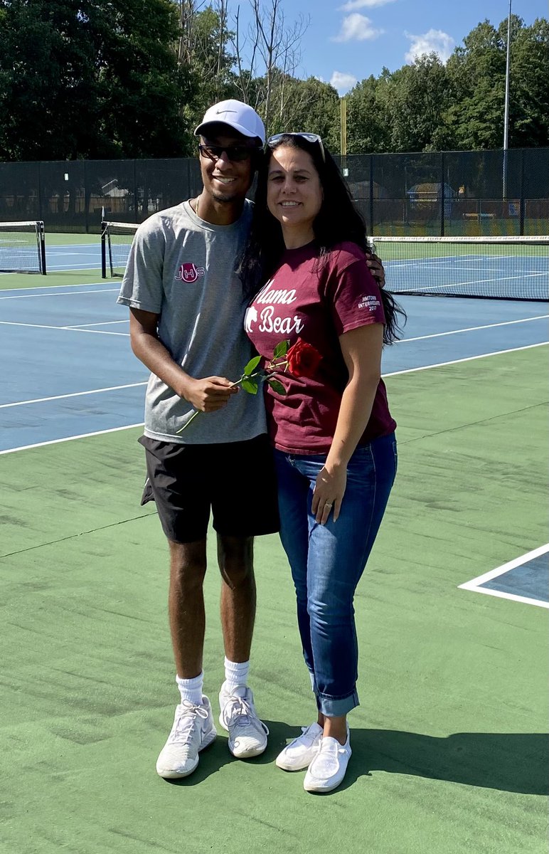 julips14's tweet photo. Jimtown Tennis Senior Night for Payton. Don’t blink; it goes by so fast! Absolutely thrilled he’s been able to compete & enjoy his final year of high school. 10 spinal fusions, 2 rods & one inspiring spirit. “It’s comeback season!” - Payton ❤️🎾💪🏽#BPTF #ScheuermannsKyphosis https://t.co/6WDhFOksfI