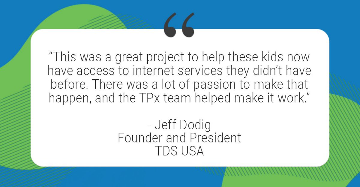 How did TDS USA craft a proposal to provide Wi-Fi access to 3K families across five communities in only 3 weeks?

In partnership with TPx, TDS helped the city of Hopewell, VA to provide internet access students needed during the pandemic. 🙌

Learn more: bit.ly/3Kgn9dl