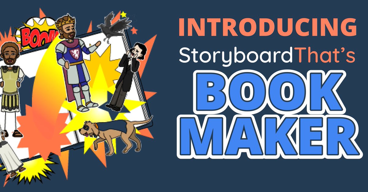 We are proud to introduce Storyboard That's newest layout: Book Maker!  Now you can transform your storyboards into page-turning books!  
storyboardthat.com/book-maker?utm…