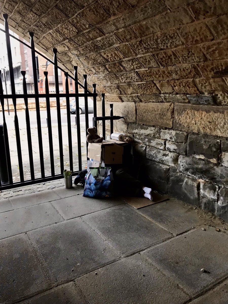 We have been out since 4am on our monthly headcount; visiting every rough sleeper we know to get an idea of how many are rough sleeping in Sheffield