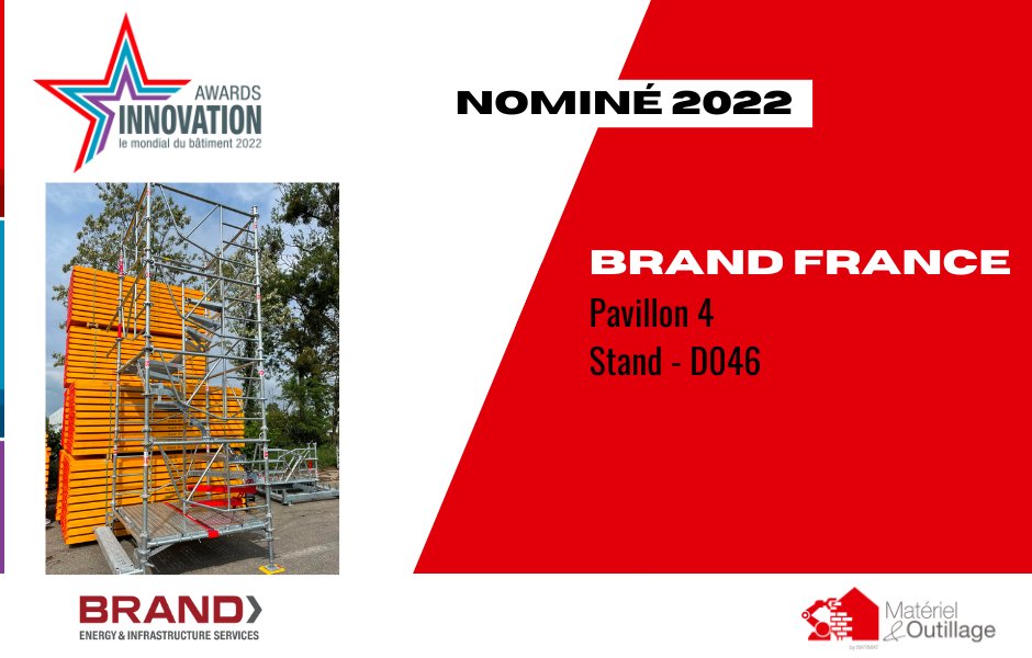 Batimat's tweet photo. Découvrez les 4 nouveaux candidats des Awards de l'Innovation - catégorie "Matériel de Chantier &amp; Outillage" 🏗  @AltradCoffrage

Obtenez votre visiteur badge offert 😀 #Batimat2022 
👉  https://t.co/kI7lkivFWv https://t.co/21xDuFUCBz