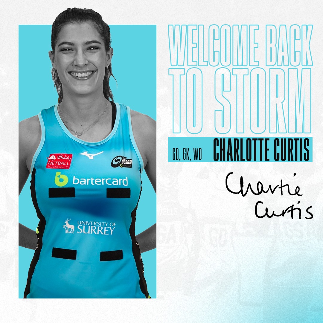 SurreyStorm's tweet photo. Bartercard Surrey Storm are delighted to announce the signing of @ChartieCurtis for the 2023 @NetballSL season ✍️

Training partner ➡️ Contracted 👏

Read More 🔗 https://t.co/leps8ZHbaP https://t.co/UnmhrdmA5P