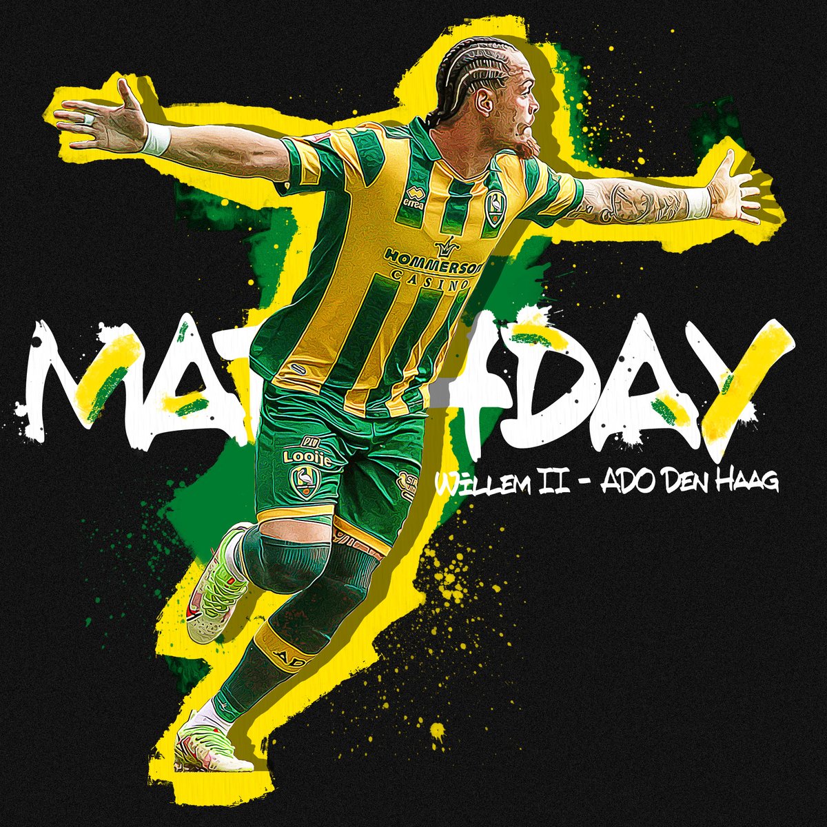 ADODenHaag's tweet photo. ⚔️ 𝗠𝗔𝗧𝗖𝗛𝗗𝗔𝗬!

Om 20.00 trappen we af tegen Willem II. #wilADO https://t.co/M8T2Q0lj5w
