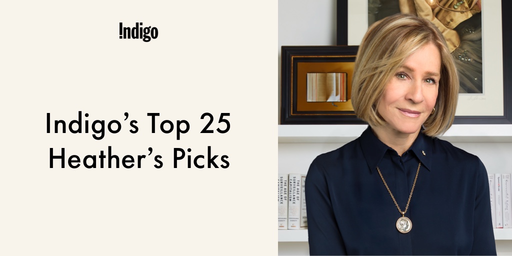 chaptersindigo's tweet photo. Celebrate 25 years of Indigo with this epic roundup of reads, chosen and loved by our chief booklover, Heather Reisman.
See her top books here: https://t.co/WKCrm67rGi
#lifeonpurpose #booktwitter #nonfiction #pageturner https://t.co/fH8cetUQuE