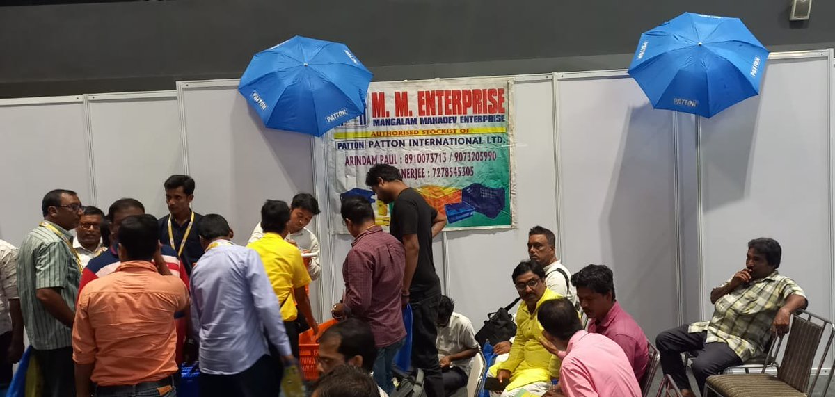 Patton_IntLtd's tweet photo. #PattonGroup recently had a successful pop-up stall at the ‘Bakery Association Exhibition’ held at #MilanMela. Suitable for storage, handling, and transportation, #PattonCrates are manufactured using FDA approved food-grade plastic. To know more, visit https://t.co/VU5HgnT4Nx. https://t.co/ynNnhXBlgj