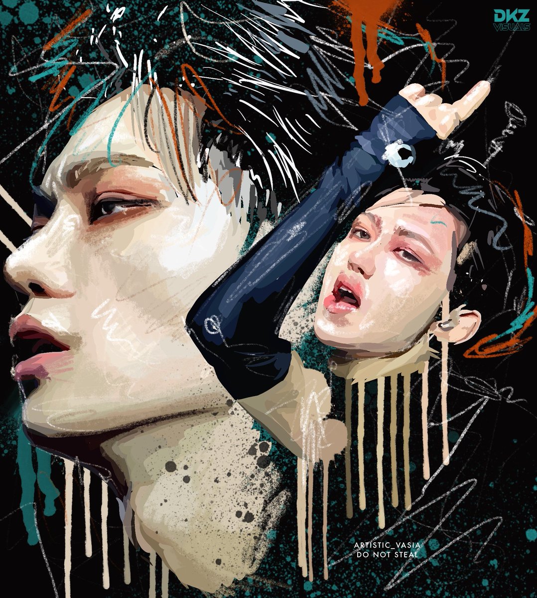 artistic_vasia's tweet photo. Lee Felix #StrayKids #Straykidsfanart https://t.co/00OTUwiTpJ