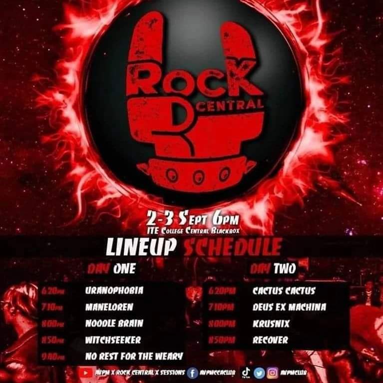 After nearly 3 years of silence, we'll be rockin' out this Friday at the ITE Rock Central show. Free entry! Let's rock!