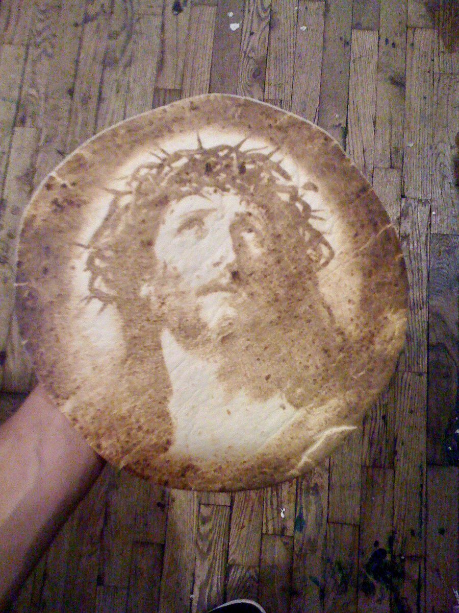That time I burned religious images into tortillas, repackaged them and hid them in grocery stores along the east coast. I checked the news every morning hoping someone would report one of my “miracles”
