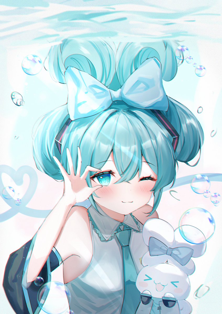 初音ミク 「1日目、初音ミクお誕生日おめてとう#初音ミク生誕祭2022#シナミク#初音ミク#」|アサハル🐰のイラスト