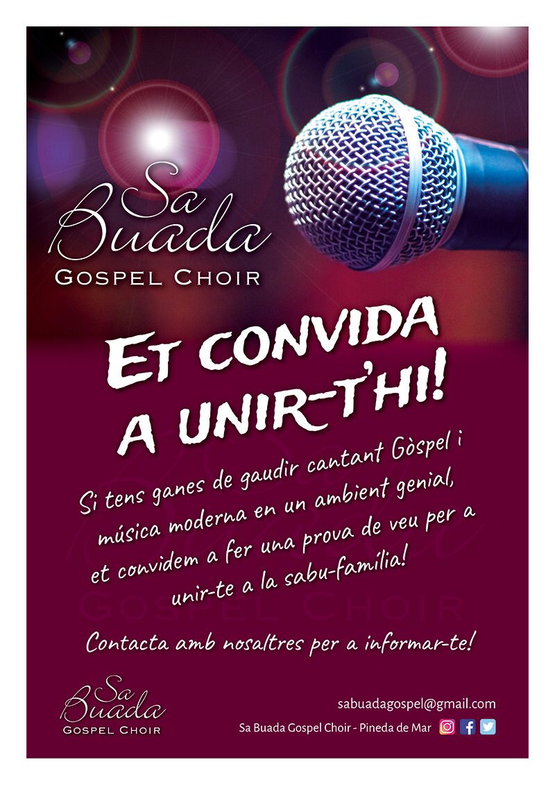 jorrosang's tweet photo. Animeu-vos! A @SaBuadaGospel es fan coses molt divertides! I la gent és encantadora 🎵🎶🎵 https://t.co/Sjr95inwaZ