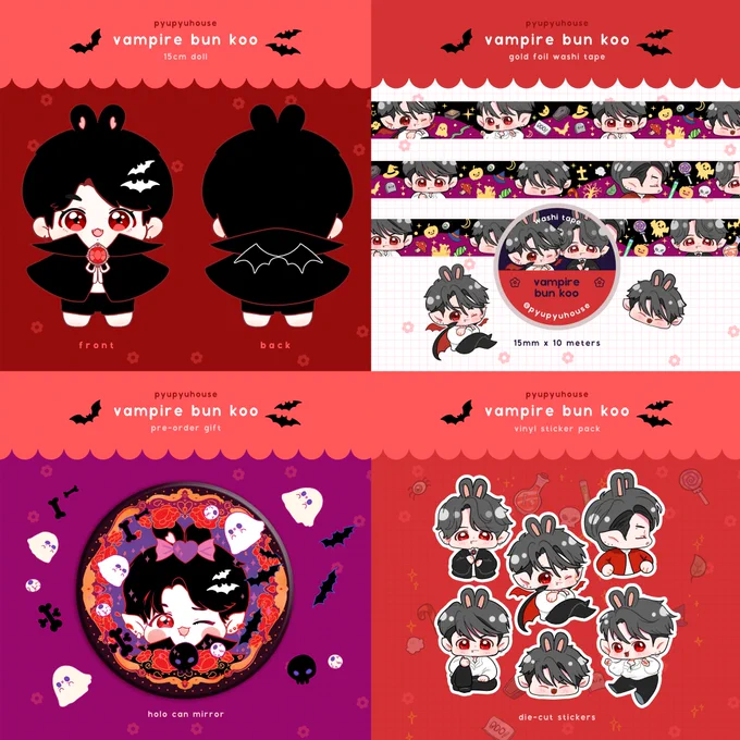 [RT GA] Jungkook Day GiveawayVampire Bun KooShop | PH   Sept 1 - 30DM to open Group Order1 winner - JK doll open intlrt+follow+comment #happyjungkookday to entercheck    for addtl entry 