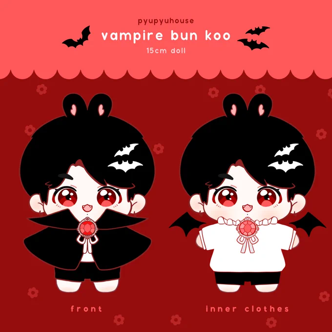[RT GA] Jungkook Day GiveawayVampire Bun KooShop | PH   Sept 1 - 30DM to open Group Order1 winner - JK doll open intlrt+follow+comment #happyjungkookday to entercheck    for addtl entry 