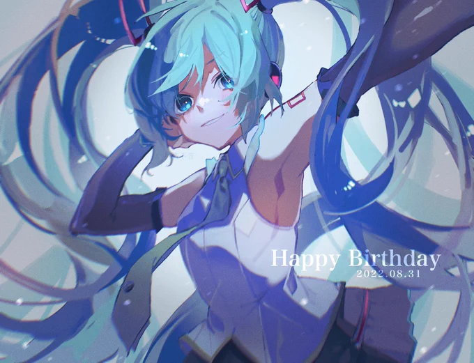 おめでとうミクYY#初音ミク誕生祭2022  #初音ミク #初音ミク15th 