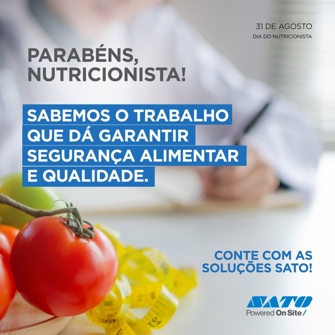 sato_brasil's tweet photo. Garantir segurança alimentar depende de tantos fatores que nós sabemos o trabalho que esse trabalho dá.

Na SATO, temos soluções focadas para otimizar ainda mais os processos desse setor, com impressoras de etiquetas que não dependem de computador nem tablet e softwares de https://t.co/WjGAwjNe4j