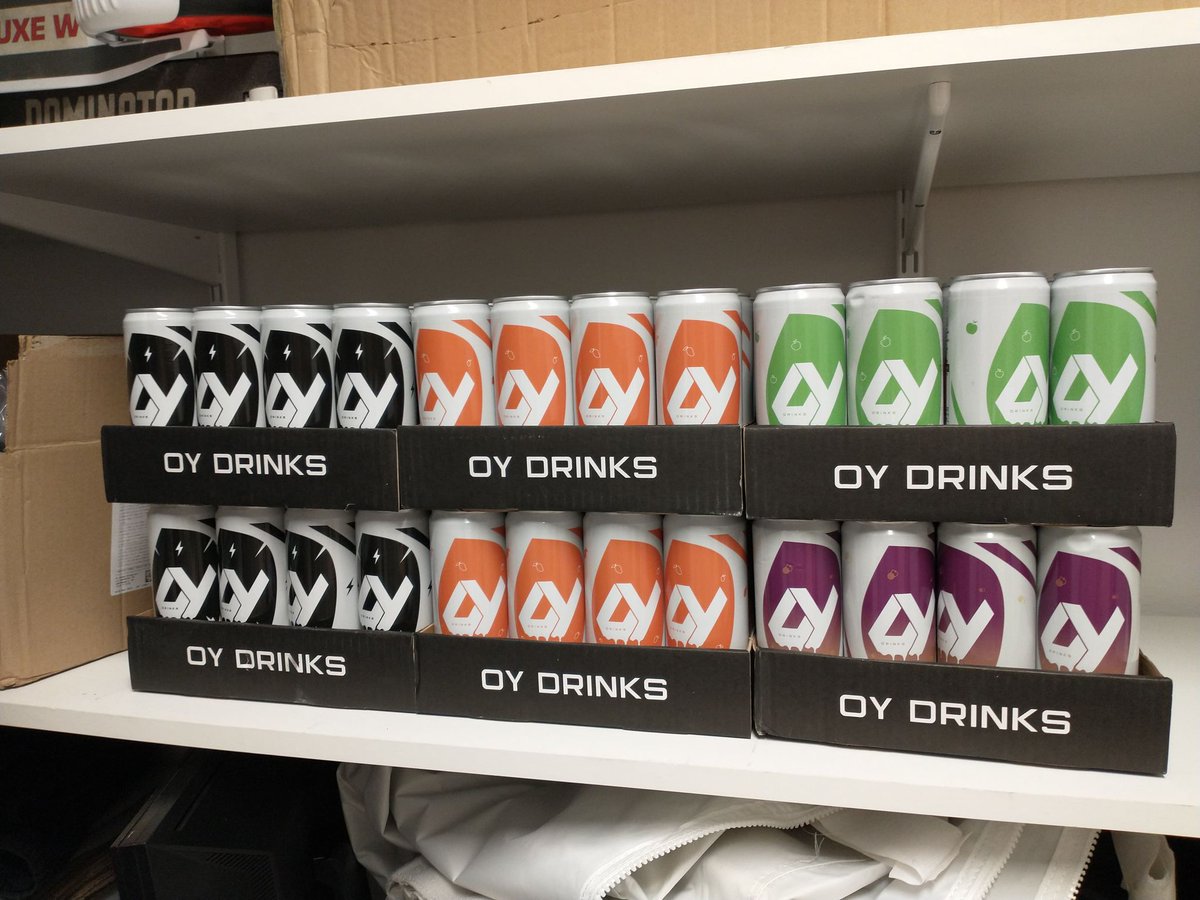 OY OY OY!

Idag kom det en riktigt smarrig leverans inför Game Zone 2022. 

Tack till <a href="/OyDrinks/">OY Drinks</a> som sponsrar evenemanget 🥤🥤