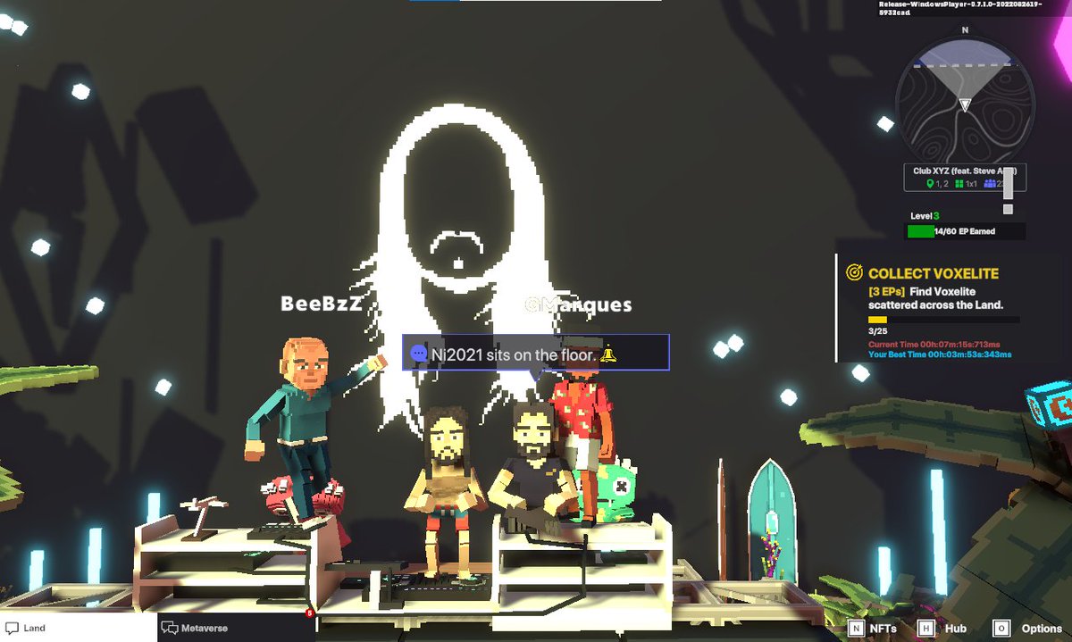 Nikolay0406's tweet photo. @TheSandboxGame I just participated in the #SandboxAlphaS3Giveaway for a chance to win 500 SAND! On stage with Steve Aoki, check out my screenshot below! https://t.co/k30F3quD9t