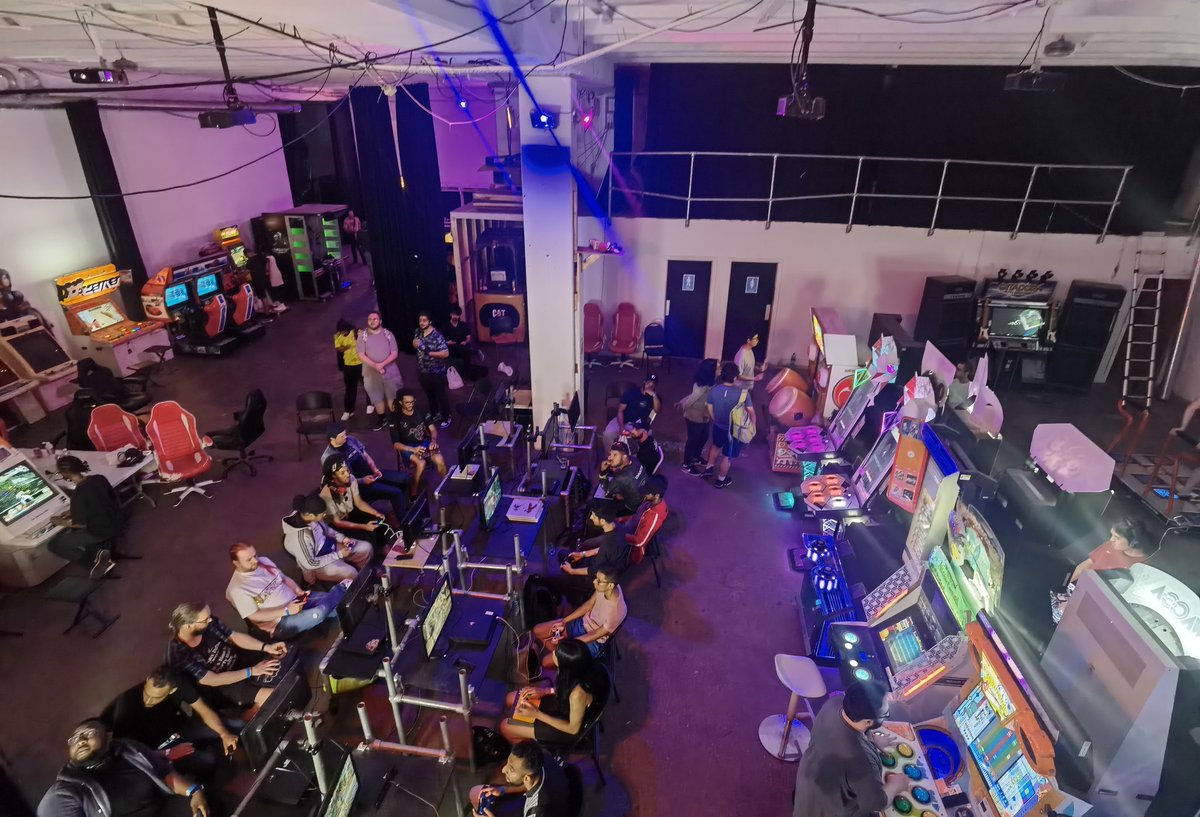 FreeplayC's tweet photo. Freeplay City over the weekend. Thank you very much to everyone! 
#ELFMonthly #Tekken7 #KOFXV #FreePlayCity #NewRiverStudios https://t.co/aDcyIkaTr1