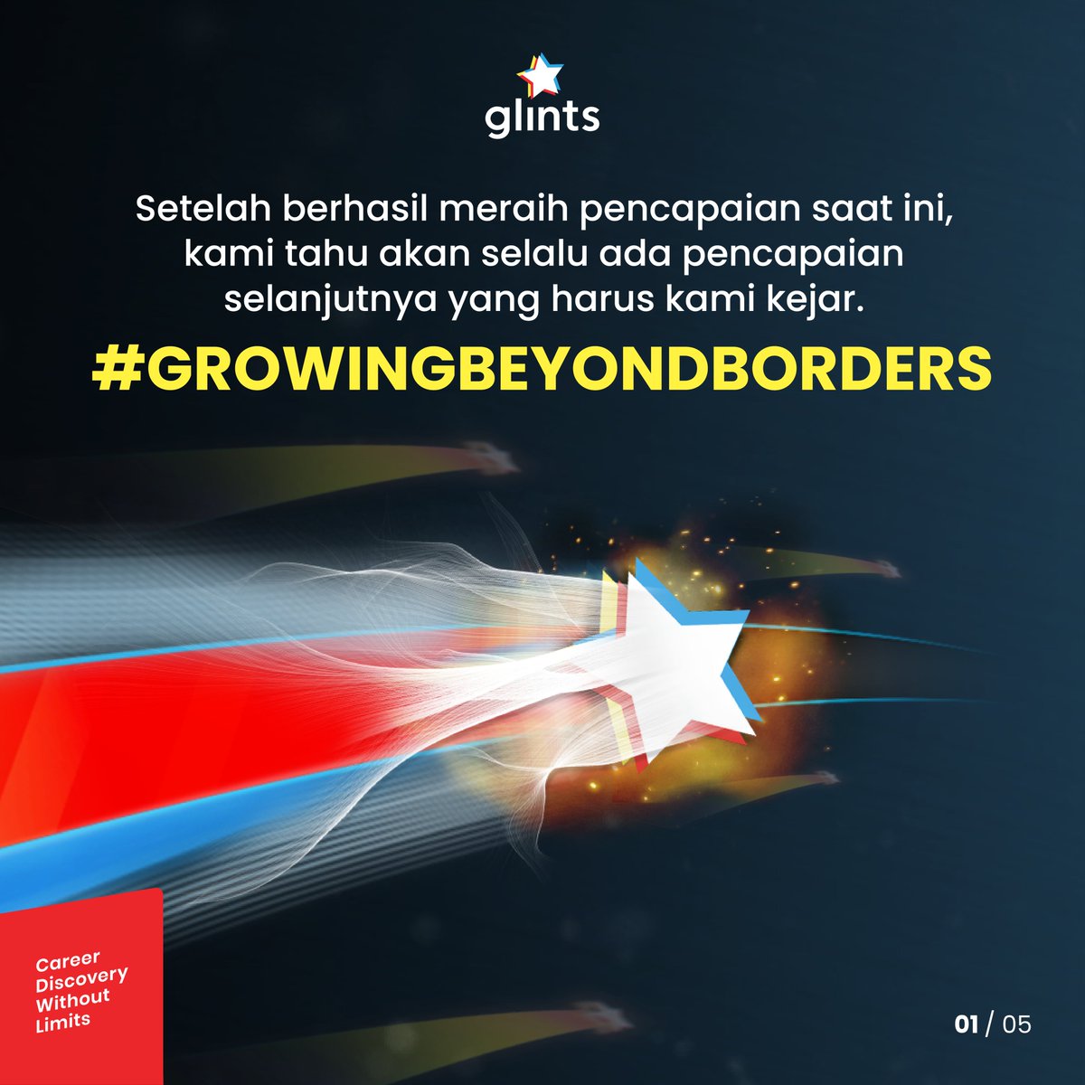 glintsid's tweet image. Sejak peresmian Glints di tahun 2015, Glints telah membantu lebih dari 3 juta profesional dan 50 ribu organisasi sebagai talent-ecosystem terkemuka di Asia Tenggara.

#Glints #GrowingBeyondBorders #CareerDiscoveryWithoutLimits