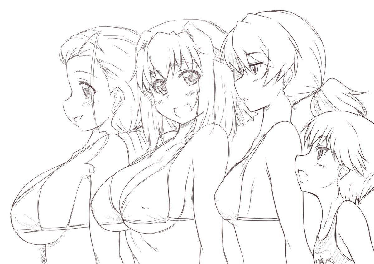#今月描いた絵を晒そう 