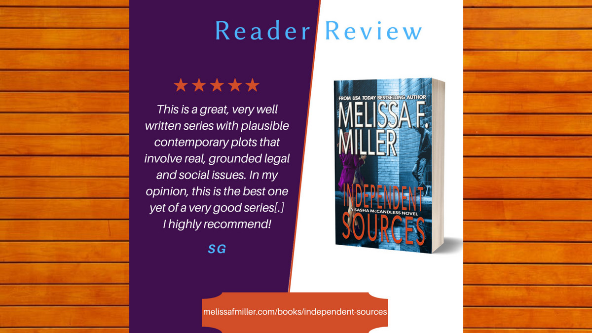 Here's another recent reader review for INDEPENDENT SOURCES! 😍

melissafmiller.com/books/independ…